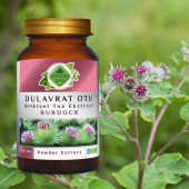 Dulavrat Otu Toz Ekstresi (Arctium Lappa)100 gr. Cam Kavanoz - 5