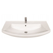 Turkuaz Seramik Cerastyle Evita Serisi 90 x 55 Cm Etajerli Lavabo - 1