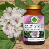 Hatmi Çiçeği Toz Ekstresi 60 gr. Cam Kavanoz - 3