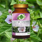 Hatmi Çiçeği Toz Ekstresi 60 gr. Cam Kavanoz - 6