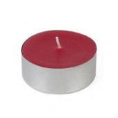 TransForMacion 12 Adet Kırmızı TeaLights Yuvarlak Mum 714703 - 1