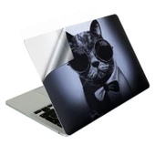 Macbook Pro Kılıf 13inç M1-M2 Laptop Sticker Koruyucu Kaplama A2338 ile Uyumlu Cat01NL thumbnail 1
