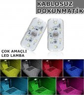 Dokunmatik Sensörlü Mini Led Lamba Şarj Edilebilir Çok Amaçlı 8 Farklı Renk - 1