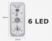 Dokunmatik Sensörlü Mini Led Lamba Şarj Edilebilir Çok Amaçlı 8 Farklı Renk - 5