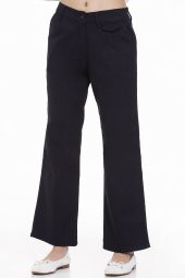 Kız Çocuk Geniş Paçalı Gabardin Pantolon 9-14 Yaş Lx249 - 1