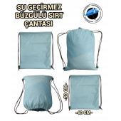 SEVBAGS İmperteks Su Geçirmez İp Büzgülü Sırt Çantası Hafif  ince kumaş - 1