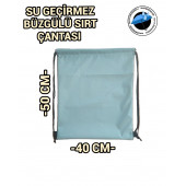 SEVBAGS İmperteks Su Geçirmez İp Büzgülü Sırt Çantası Hafif  ince kumaş - 3