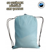 SEVBAGS İmperteks Su Geçirmez İp Büzgülü Sırt Çantası Hafif  ince kumaş - 5