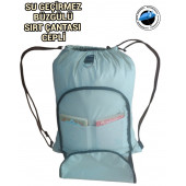 SEVBAGS GÜNLÜK SU GEÇİRMEZ OKUL YÜZME PLAJ SPOR FİTNES BÜZGÜLÜ SIRT ÇANTASI - 3