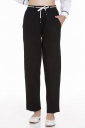 Kız Çocuk Beli Kordonlu Gabardin Pantolon 9-14 Yaş LX 254 - 1
