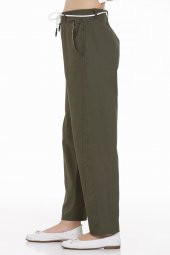 Kız Çocuk Beli Kordonlu Gabardin Pantolon 9-14 Yaş LX 254 - 2