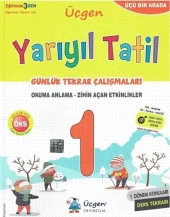 Üçgen Yayınları 1. Sınıf Yarıyıl Tatil Günlük Tekrar Çalışmaları - 1
