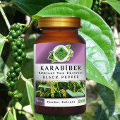 Karabiber Toz Ekstresi 60 gr. Cam Kavanoz - 4