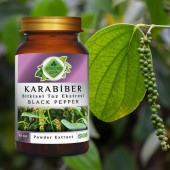 Karabiber Toz Ekstresi 60 gr. Cam Kavanoz - 9