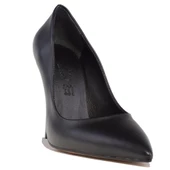 Dagoster DZA07-388460 Siyah Stiletto Topuklu Kadın Ayakkabı - 1