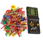 Kadınlar Günü Nostaljik Hediye Kutusu Siyah Tetrisli Büyük Boy 80'ler 90'lar - 1