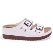 Dagoster DZA37-3001 Beyaz Günlük Ortopedik Kadın Terlik - 2