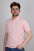 Lee L211810611 Pembe Polo Yaka Erkek T-shirt - 1