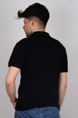 Lee L211810001 Siyah Polo Yaka Erkek T-shirt - 3
