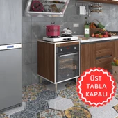 Kenzlife ankastre modülü kabini pança tantra cvz 89-81*60*56 fırın ocak dolabı ayarlı ayaklı üstü kapalı thumbnail 1