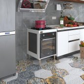 Kenzlife ankastre modülü kabini emir timur3 byz 89-81X60X56 fırın ocak dolabı ayarlı ayaklı - 1