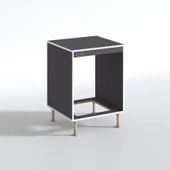 Kenzlife ankastre modülü kabini pança tantra gri 89-81*60*56 fırın ocak dolabı ayarlı ayaklı üstü kapalı thumbnail 3