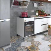 Kenzlife ankastre modülü kabini şirpençe byz 85*60*56 fırın ocak dolabı ayarlı ayaklı üstten - 1