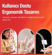 Polham Otomatik Sensörlü Su Tasarruflu Musluk Başlığı, Kızılötesi Sensörlü, Tüm Musluklara Uyumlu - 5