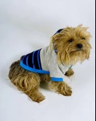 Blue Line Kapşonlu Sweatshirt Köpek Kıyafeti Köpek Elbisesi - 6