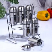 Kosova CAM-434 Metal 6 Lı Baharatlık Seti Galaxy - 1