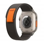 E2M APPLE WATCH 42-44-45-49MM KRD-27 TRIAL SİYAH KORDON - 1