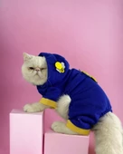 Navy Bee Kedi Tulumu Kedi Kıyafeti - 1