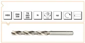 MTE HSS DIN 338/R-N SİL.SAP KISA MAT.UCU-TAŞLANMIŞ 1 mm(10 AD) - 1