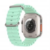 E2M APPLE WATCH 42-44-45-49MM KRD-28 OCEAN AÇIK YEŞİL KORDON - 1