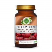 Kiraz Sapı Toz Ekstresi 100 gr. Cam Kavanoz - 1