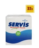 Servis Peçete 100 lü X 32 Adet - 1