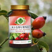 Kuşburnu Toz Ekstresi (Rosa canina L.)100 gr Cam Kavanoz - 4