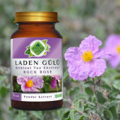 Laden Gülü Toz Ekstresi (Istus Creticus)50 gr Cam Kavanoz - 2