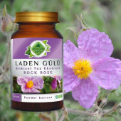 Laden Gülü Toz Ekstresi (Istus Creticus)50 gr Cam Kavanoz - 3
