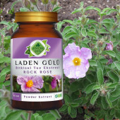 Laden Gülü Toz Ekstresi (Istus Creticus)50 gr Cam Kavanoz - 5