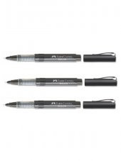 FABER CASTELL 5405 İĞNE UÇ ROLLER KALEM 0.5 MM SİYAH - 3LÜ - - 1