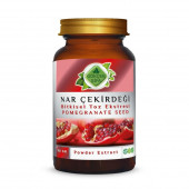Nar Çekirdeği Toz Ekstresi (Punica Granatum Peel)90 gr Cam Kavanoz - 1