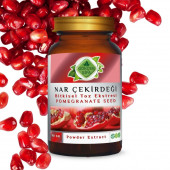 Nar Çekirdeği Toz Ekstresi (Punica Granatum Peel)90 gr Cam Kavanoz - 5