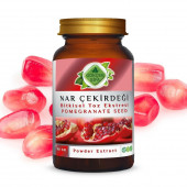 Nar Çekirdeği Toz Ekstresi (Punica Granatum Peel)90 gr Cam Kavanoz - 6