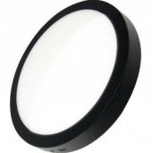 Zhltools 18 Watt Sıvaüstü Yuvarlak Led Panel Siyah Kasa Beyaz Renk 1800 Lümen - 1