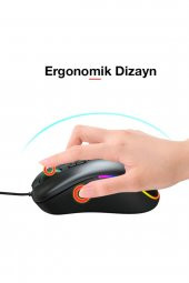 J900 Usb Kablolu Rgb Dpi Oyuncu Mouse Gaming Mouse - 5