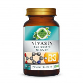 Niyasin Toz Ekstresi (Niacin Vitamin B3)100 gr. Cam Kavanoz - 1