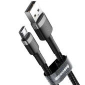 Baseus Cafule Mikro Usb 1 Metre 2.4A Hızlı Şarj Halat Usb Kablo - 3