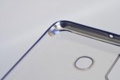 Sepetegelsin Samsung M30 Renkli köşeli Şeffaf Arka Kapak Lazer Kılıf Lacivert - 3