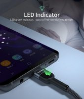 Essager Led Işıklı 3.0A 1Metre Type-C Şarj Data Kablosu - 8